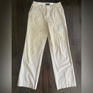 Banana Republic Cream Trousers Classic Fit